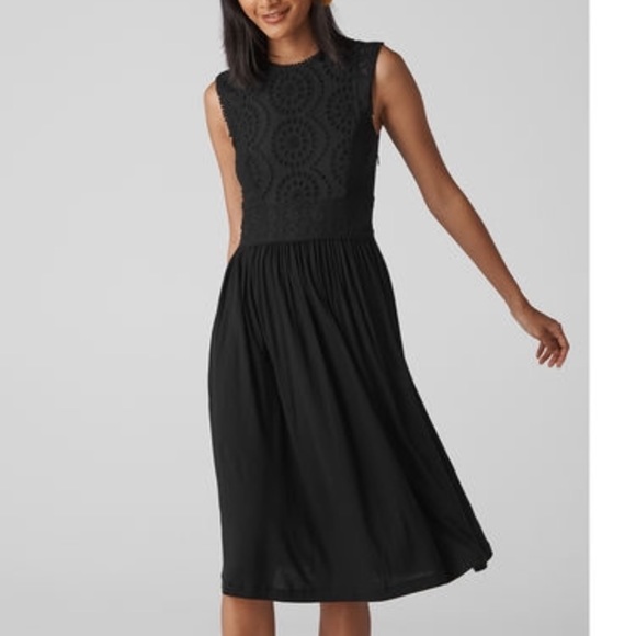 whistles black ivana sequin dress